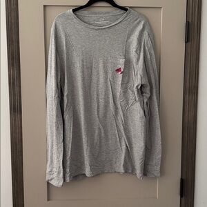 Vineyard Vines Gray Long Sleeve Shirt with Pocket